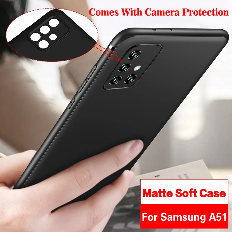 MAKAVO для Samsung Galaxy A51 тонкий матовый мягкий чехол чехлы A71 телефона|Бамперы| |