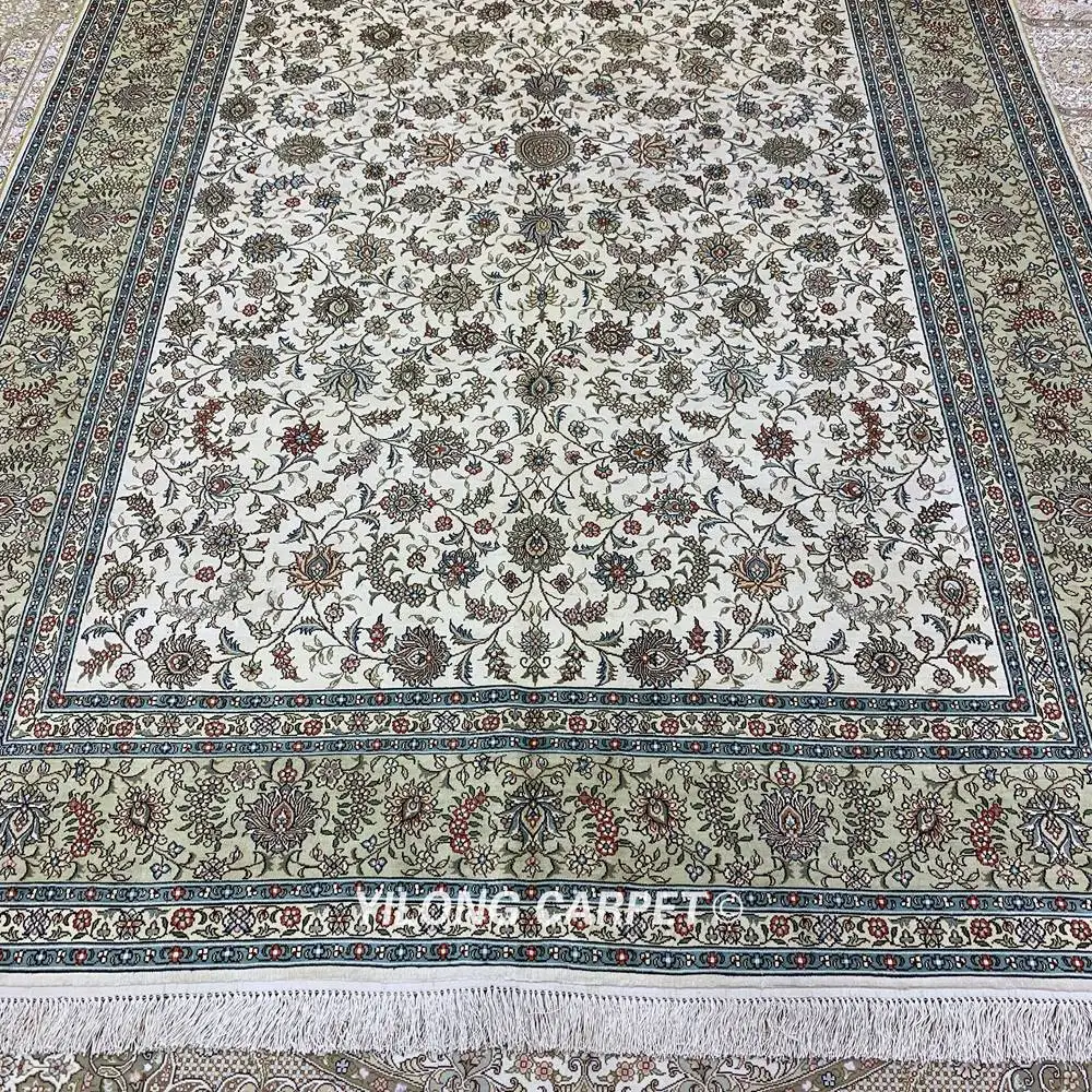 YILONG 6'x9' персидские ковры ручной работы антикварные восточные шелковые ковры (HF368H)