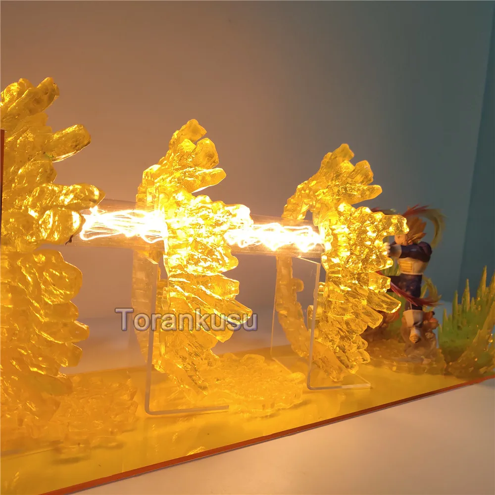 Dragon Ball Z Аниме Фигурка Вегета DIY Набор Кукла лампочка экшн фигурка Ver. ПВХ серия Led Dragonball Goku модель игрушки Рождественский подарок Figma