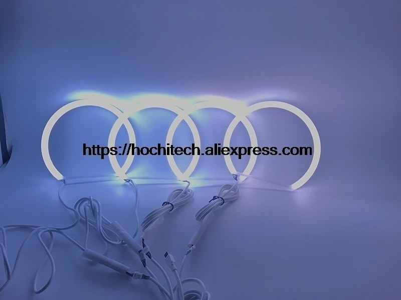 HochiTech 5050 SMD Хлопок многоцветный RGB комплект светодиодов глаза ангела с пультом