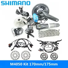 SHIMANO ALIVI0 M4000/M4050 9-27-скорость горный велосипед Велосипеды переключения комплект добавлена BR-M4050+ RT56/MT200+ G3 абсолютно origi