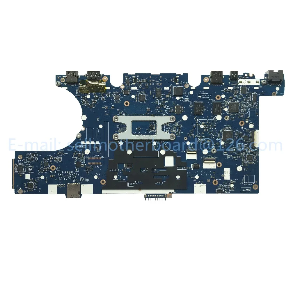 Для DELL Latitude E7450 Материнская плата ноутбука CN-0KVR03 0KVR03 ZBU11 LA-A963P с SR23V I7-6500U 840 м/2 ГБ DDR3L мб тестирование