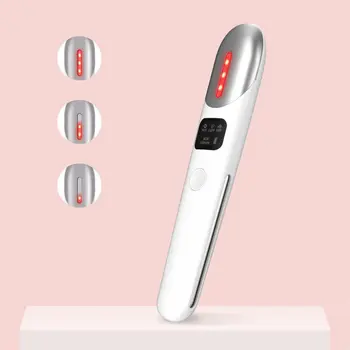 

Eye Massager Wand With 42℃ Heat & Ems Vibration For Dark Circles Anti-Wrinkle 3 Gears Ems Micro-Current Eye Massager
