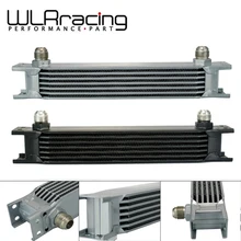 WLR RACING-Универсальный алюминиевый масляный радиатор трансмиссии двигателя британского типа 7 рядов WLR7007