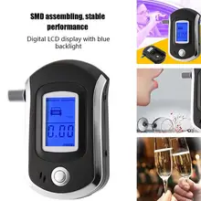 Hot Sale Professional Digital Breath Alcohol Tester Breath Analyzer with LCD Dispaly