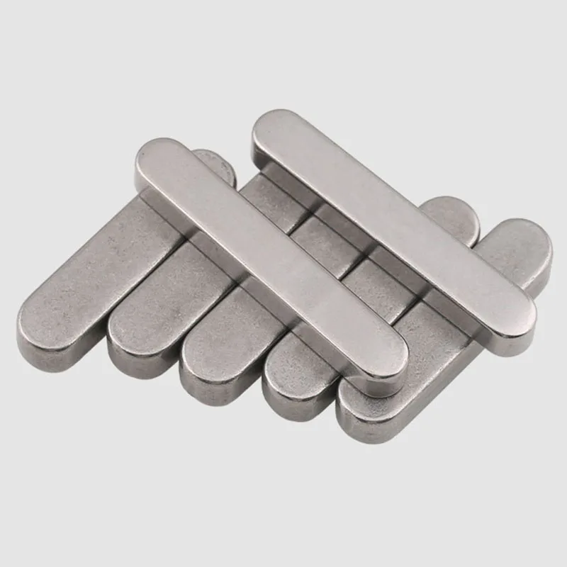 Round Ended Feather Key Drive Shaft Parallel Keysteel A2 Stainless Steel M3 M4 stainless steel parallel key