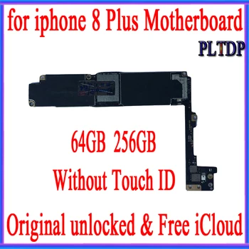 

Good Tested,Original unlocked for iphone 8 Plus Motherboard with/No Touch ID, Free iCloud Mainboard with Full Chips,64gb 256gb