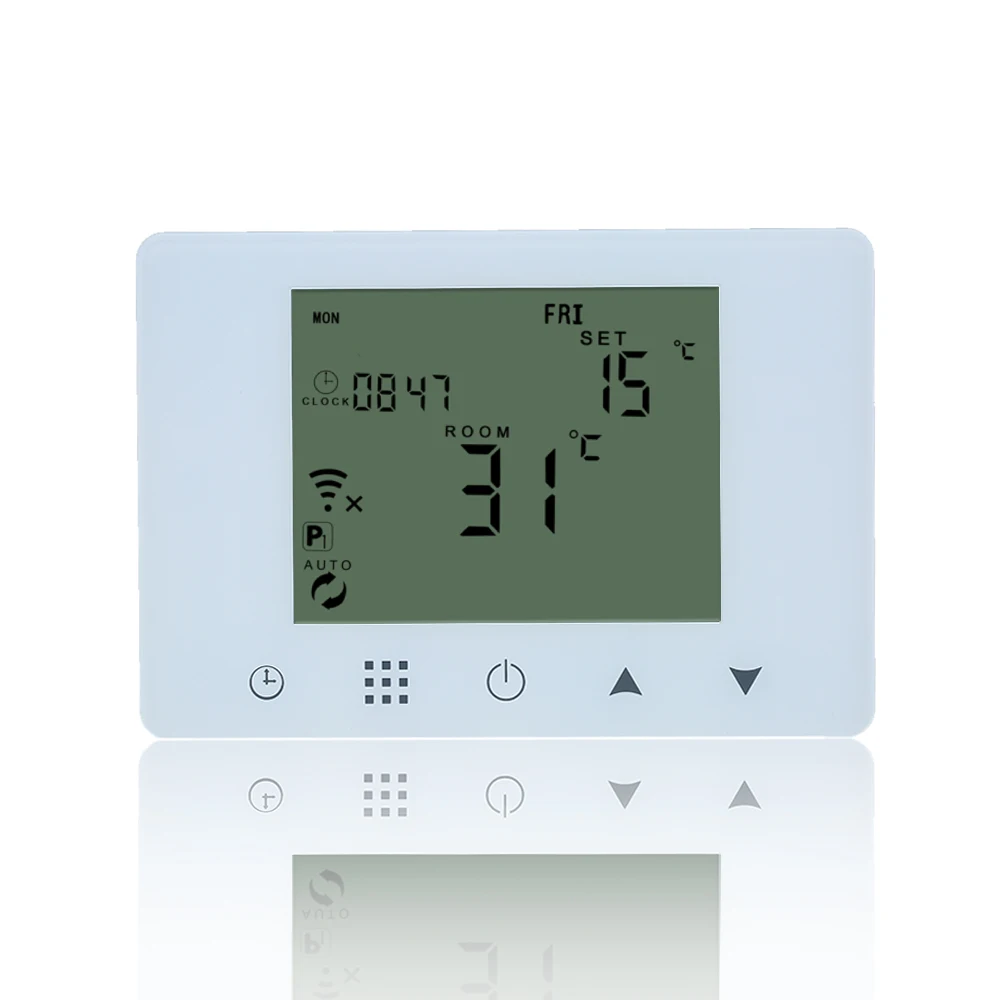 

Wireless Digital Thermostat Touch Screen Gas Boiler Water Floor Heating Smart Temperature Controller Alexa Google Home
