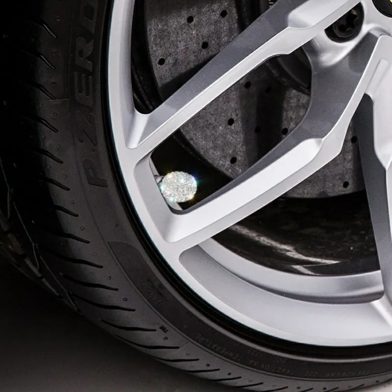 4 шт шток клапана шины автомобиля колпачок s Bling Deluxe Авто Кристалл Алмаз автомобильные шины/колеса украшения универсальные клапаны крышки автомобильные аксессуары