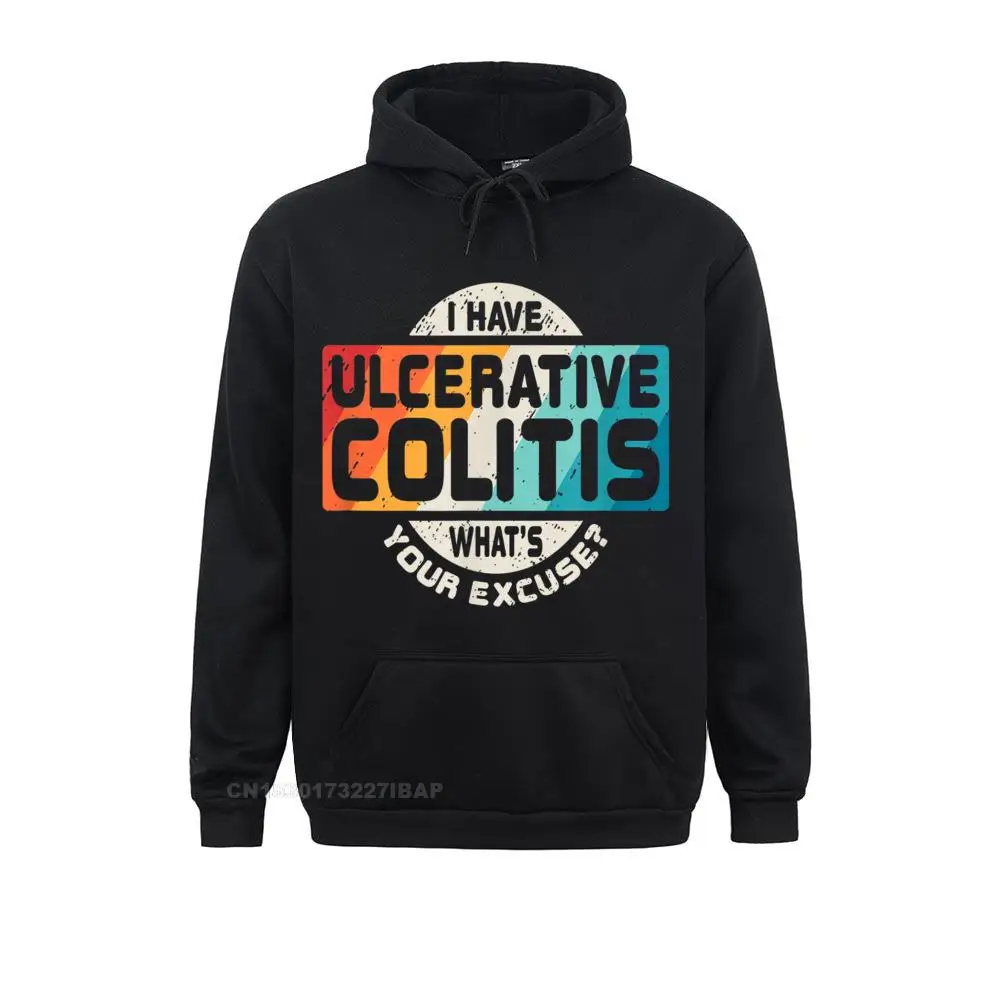 

Ulcerative Colitis T Shirt Funny Awareness Sweatshirts Funky Long Sleeve England Style Mens Hoodies Sportswears Father Day