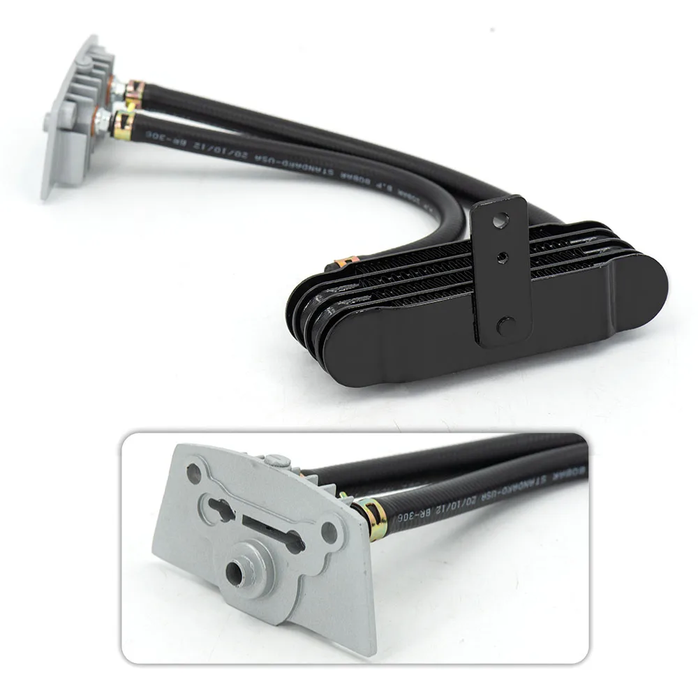 hot sale Universal Motorcycle oil cooler 158mm black color for Honda SO-07