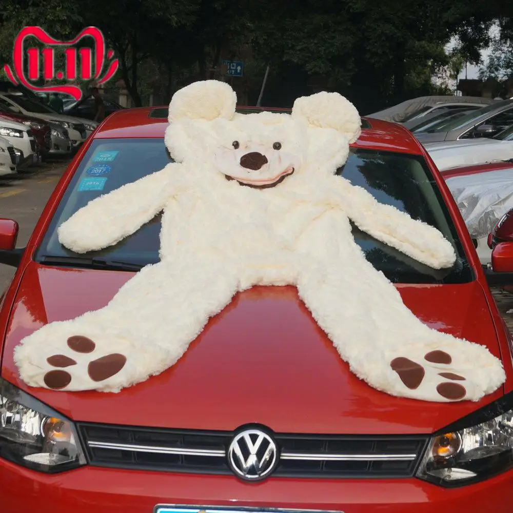 78 Giant Big Teddy Bear Plush Soft Toys Doll Gift White Only Cover with Zipper Teddy 3