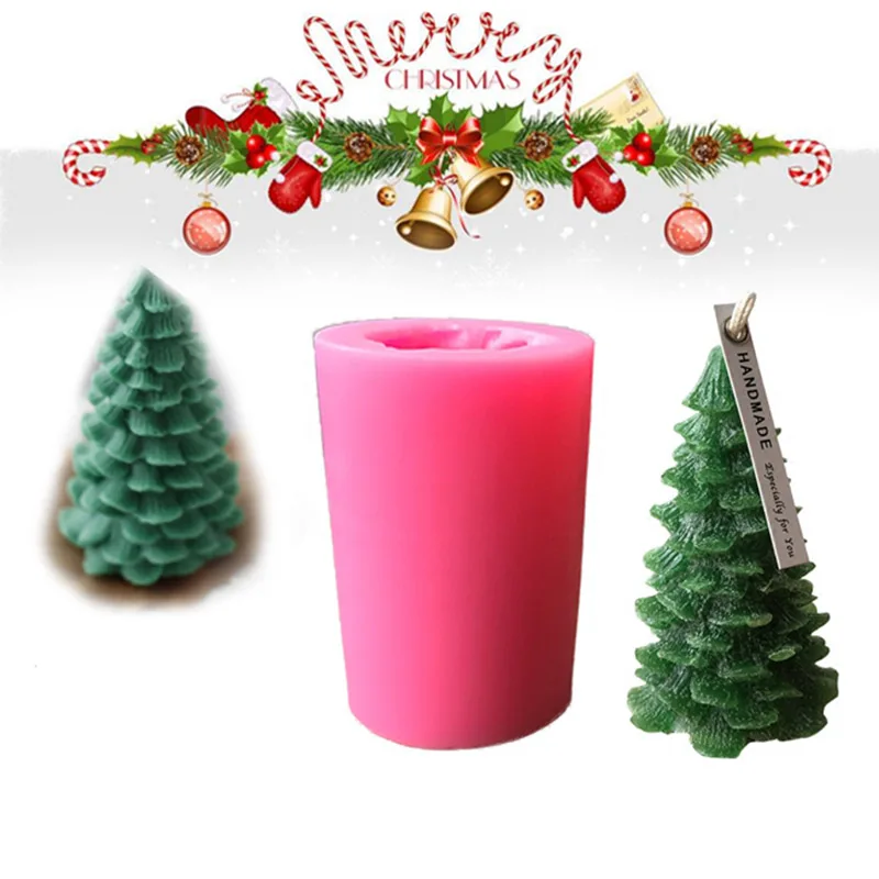 3d формы для рождественских свечей силиконовые дерева | Дом и сад