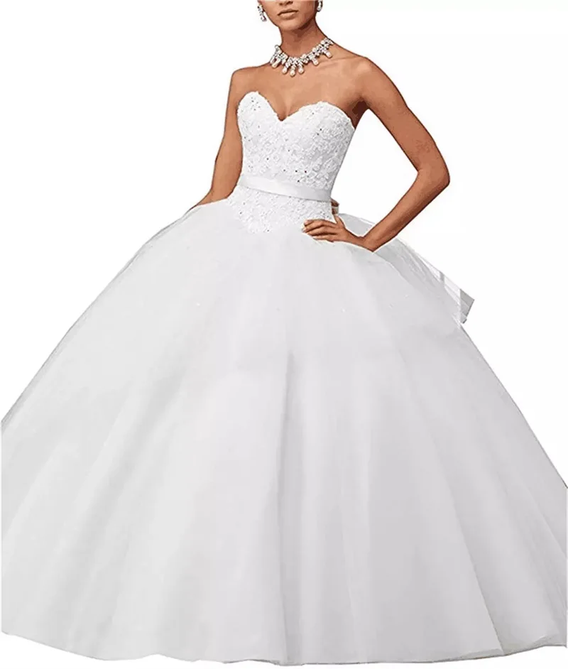 Girls Pink Princess Sweet 16 Quinceanera Dresses Sweetheart Ball Gown Wedding Party Dress Bow Tie Prom Dress vestido de fiesta