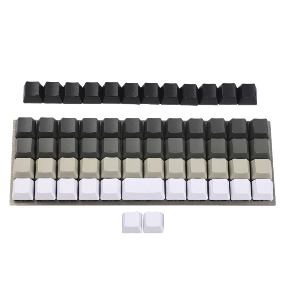platine preonic pour clavier mécanique ensemble de touches en pbt blanc carbone gravé au oem