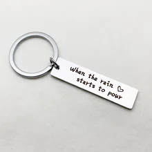 DIY нержавеющей стали кольцо для ключей производители я буду там для вас бутик подарок для пары