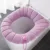 Зимняя Теплая Крышка Сиденья Унитаза Closestool Коврик 1шт Моющиеся Аксессуары Для Ванной Комнаты Вязание Чистый Цвет Мягкий O-образный Коврик Биде Крышка