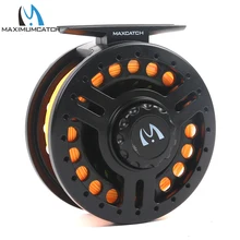 Maxcatch 5-8WT пластиковая средняя-большая катушка для ловли нахлыстом Арбор с весом вперед плавающая Летающая леска Leaders Combo
