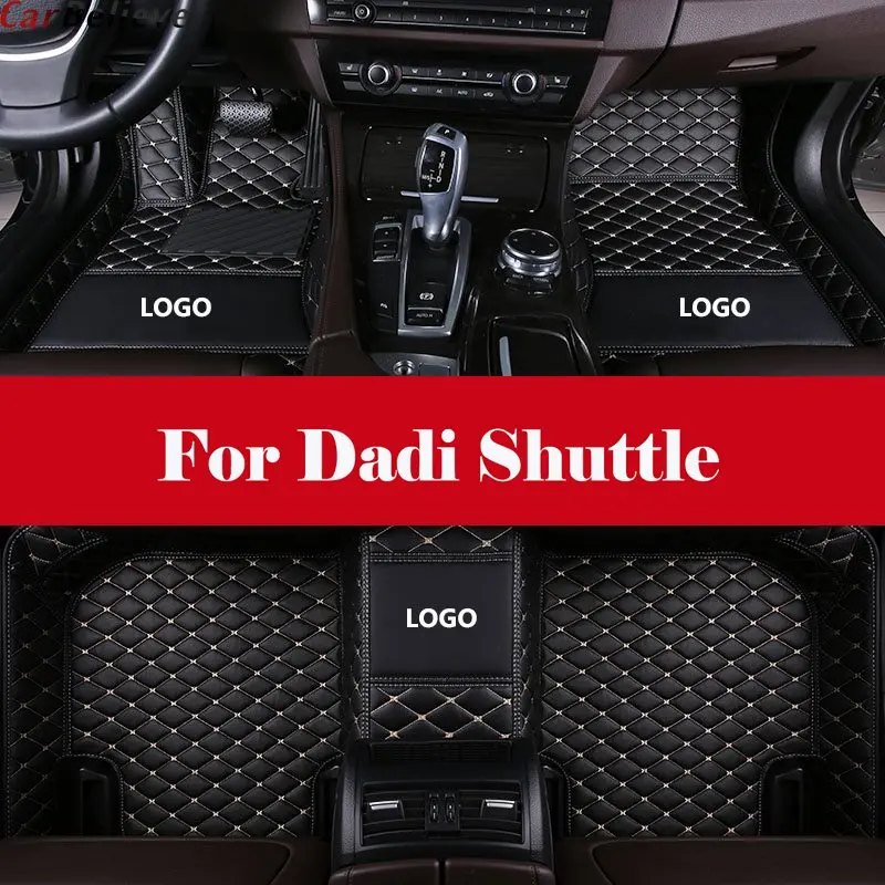 

Auto Waterprof Accessories Leather Floor Liners Carpets LHD Car Floor Mats For Dadi Shuttle