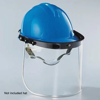 

Flip Up Workwear Flame Retardant Sunproof Cooking Mask Safety Transparent Face Shield With Frame Screen Welding Lightweight