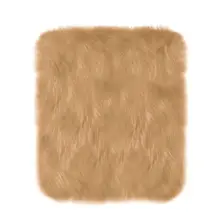 Длинный мягкий коврик из синтетической шерсти и меха, Квадратный Ковер, подушка для дивана, домашний декор GXMA