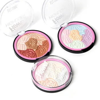 

NEW 5 Color Repairing Powder Palette Highlighter High Gloss Shimmer Powder Bronzer Repair Pallet Makeup Cosmetic TSLM2