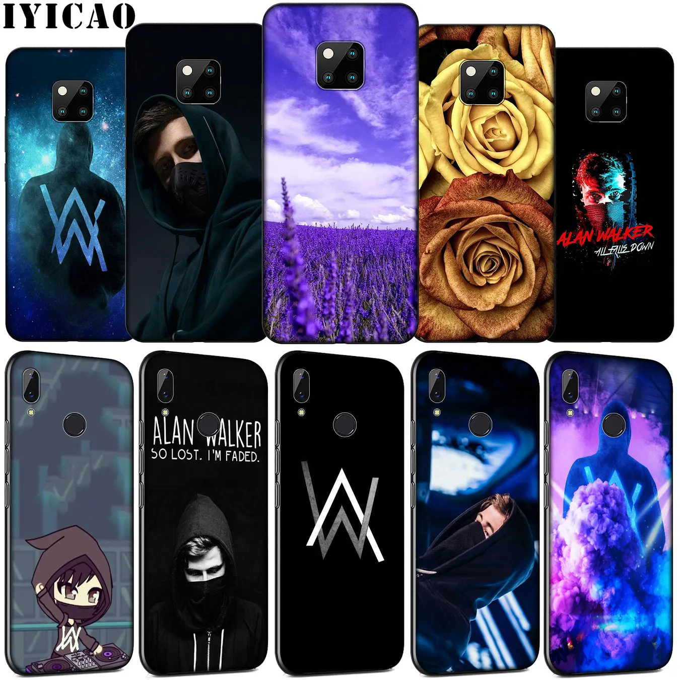 Alan Walker DJ Electronic Music Soft Silicone Phone Case for Huawei Mate 30 20 10 Pro Nova 5i 4 3 3i 2i 2 Lite TPU Black Cover | Мобильные