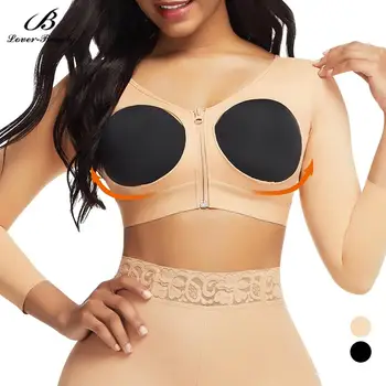 

Lover Beauty Chest Support Women Shapewear Hollow-Carved Arm Shaper Long Sleeve Back Posture Corrector Body Shaper Corset Top