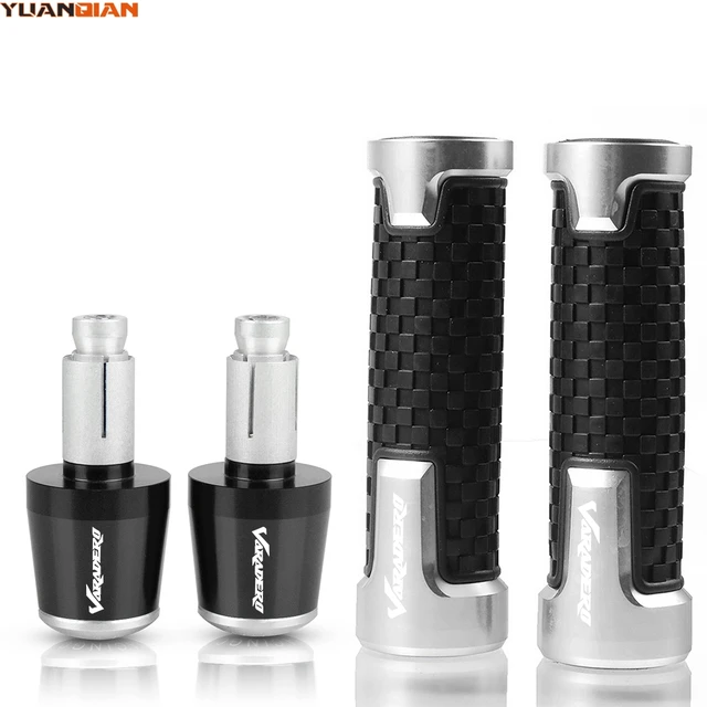 For HONDA XL1000/V/VARADERO XL 1000 1999-2013 2000 2001 2002 2003 7/8'' 22mm Motorcycle handlebar grips ends handle bar grip end sliver