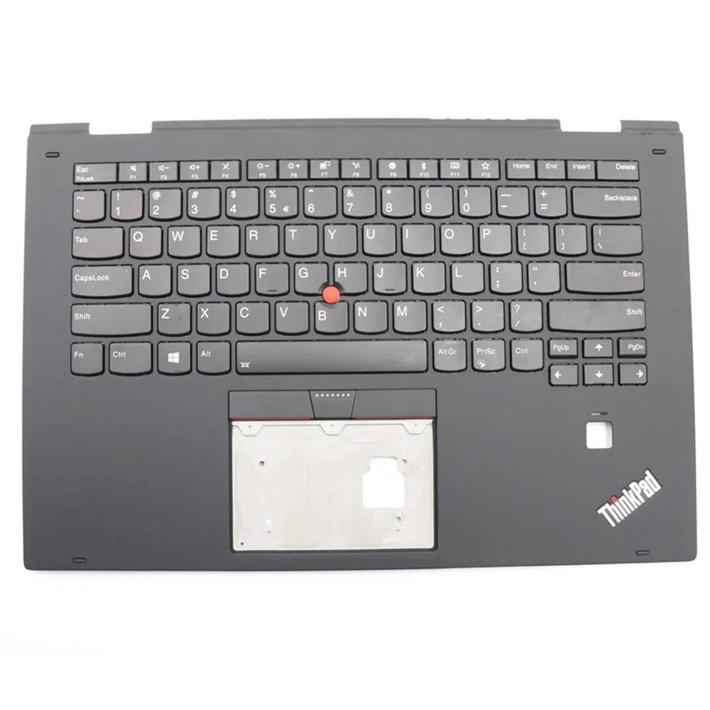 

New/Orig for Thinkpad X1 Yoga 2nd 20JD 20JE 20JF 20JG Backlight Teclado Palmrest Cover Panel US English Backlit Keyboard 01HY810