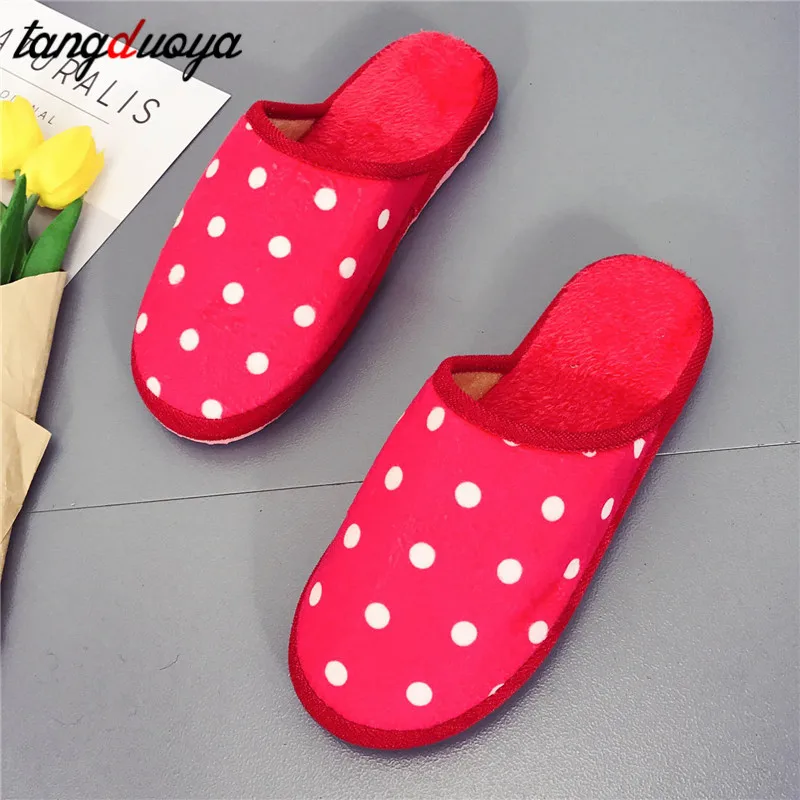 

2019 Winter couples cotton slippers handbag with indoor warm autumn antiskid lovely home Mixed Color man and woman