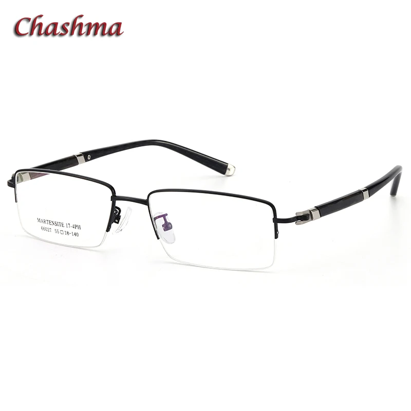 

Semi Frame Titanium Alloy Light Eyeglasses Men Glasses Myopic Glasses Frame Optical Eyewear Prescription Glasses