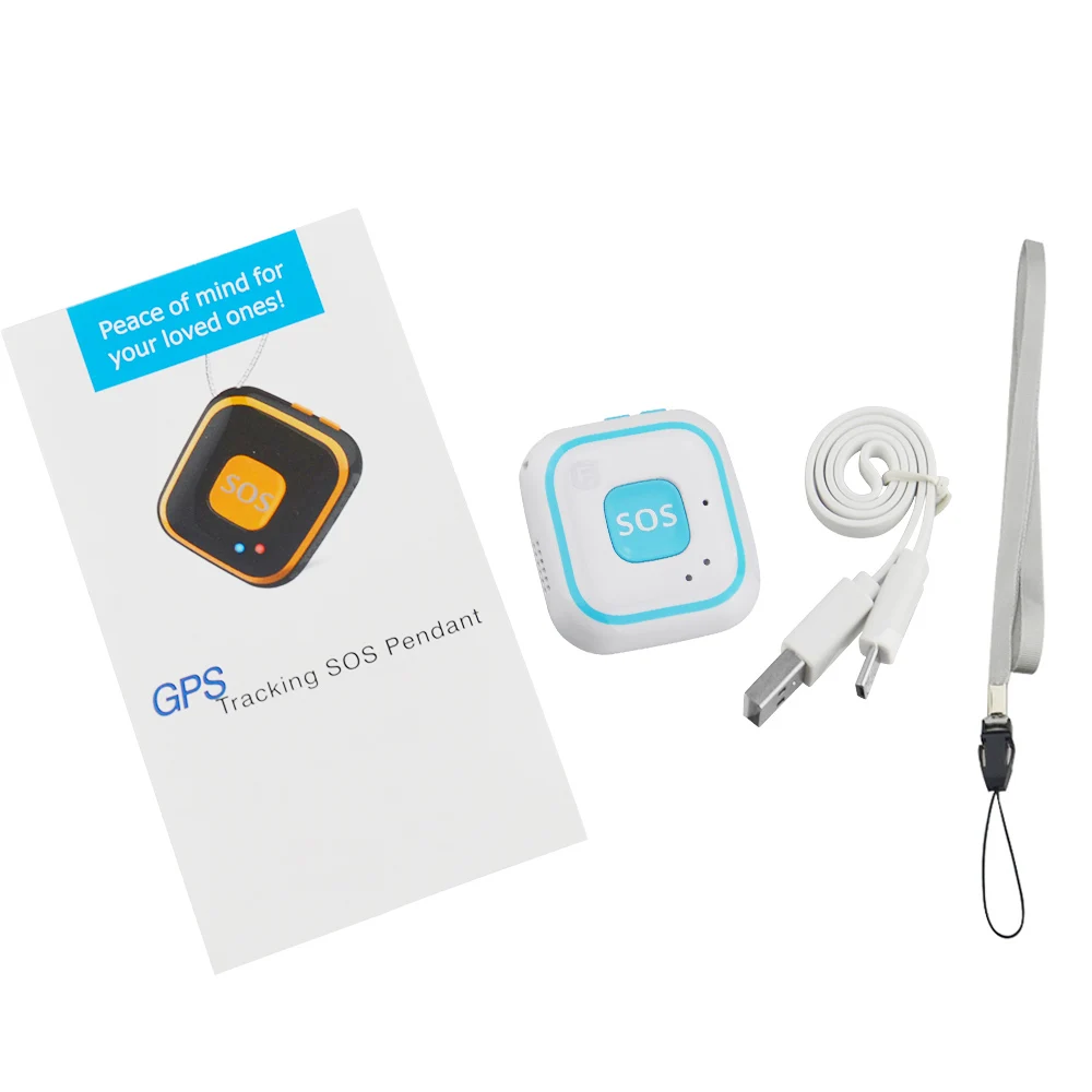 RF-V28 reachfar мини gps микро Датчик локации gps для детей студентов пожилых людей gps устройство слежения локатор с картой Google SOS - Цвет: blue no box