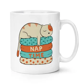 

Cat nap time Coffee Mug Ceramic Cup Gifts 11oz