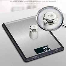 Household Kitchen Scale LCD Display Multi-function Digital Food Kitchen Scale Stainless Steel Weighing Food Scale Cooking Tools
