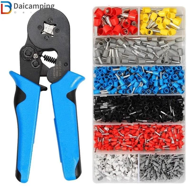 Pliers-Tools-Set Terminal Electrical-Pliers Crimping-Tools HSC8 1200pcs Mini