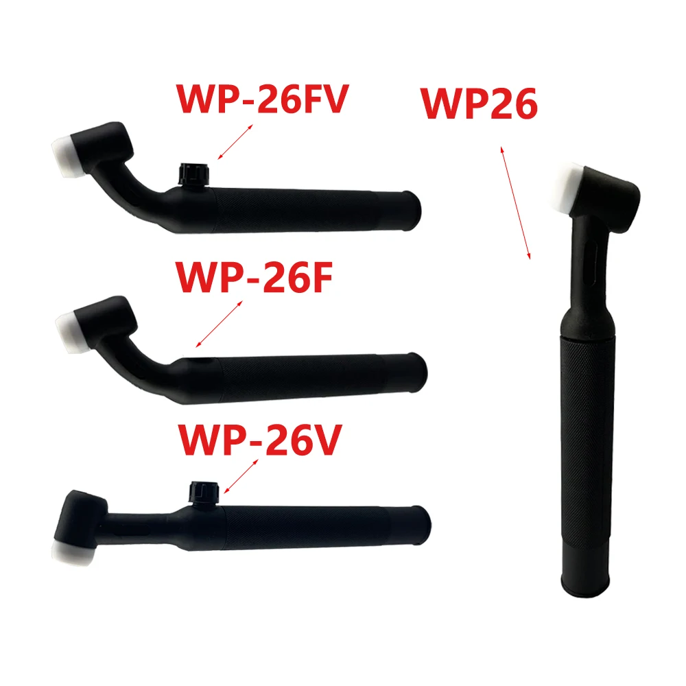 Welding Torch Gas Torch TIG Torch Body Argon Welding Torch Head WP26 Valve Flex Air Cooled Gas Tungsten Arc Welder GTAW A-200 Flex