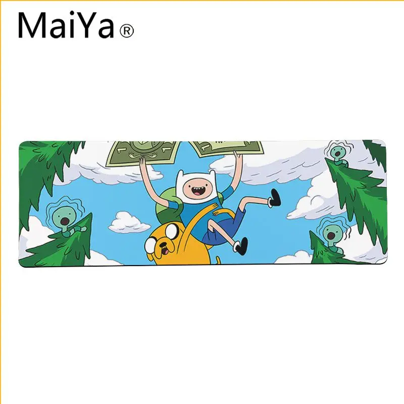 Maiya Высокое качество Время приключений DIY дизайн игровой с узором коврик для мыши большой коврик для мыши клавиатуры коврик