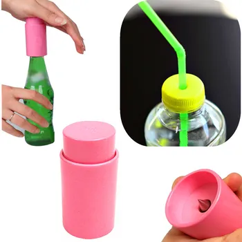 

1PC Drink Punch Mini Water Drill Bottle Lid Opener Metal Plastic Drink Bottle Cover Hole Opener For Straw Kitchen Tools#25
