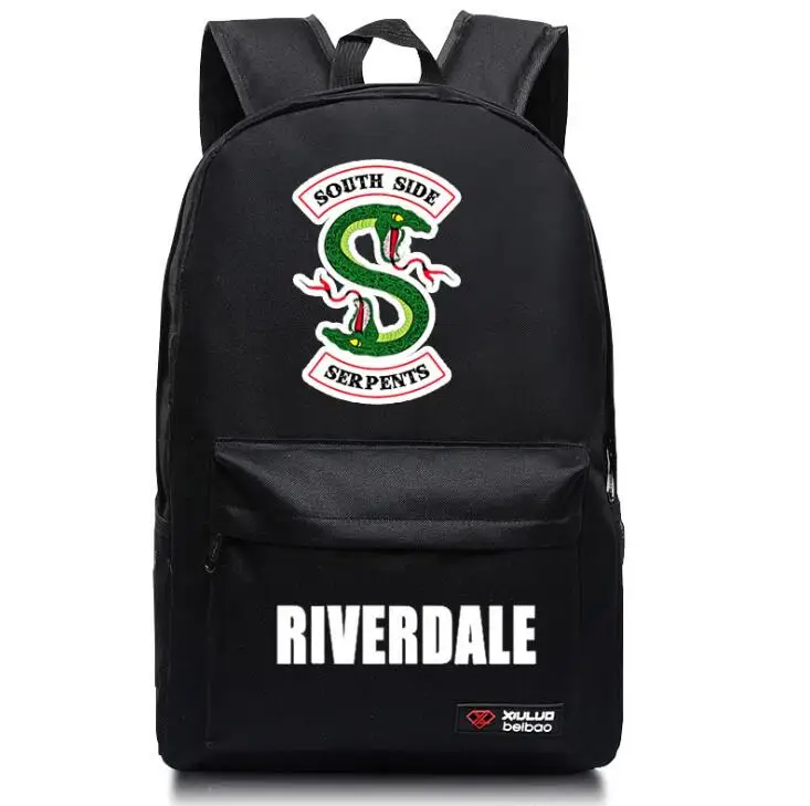 

New Riverdale South Side Serpents Backpack Children School Bag Bookbag men women Laptop Shoulders Bags Casual Travel Bag