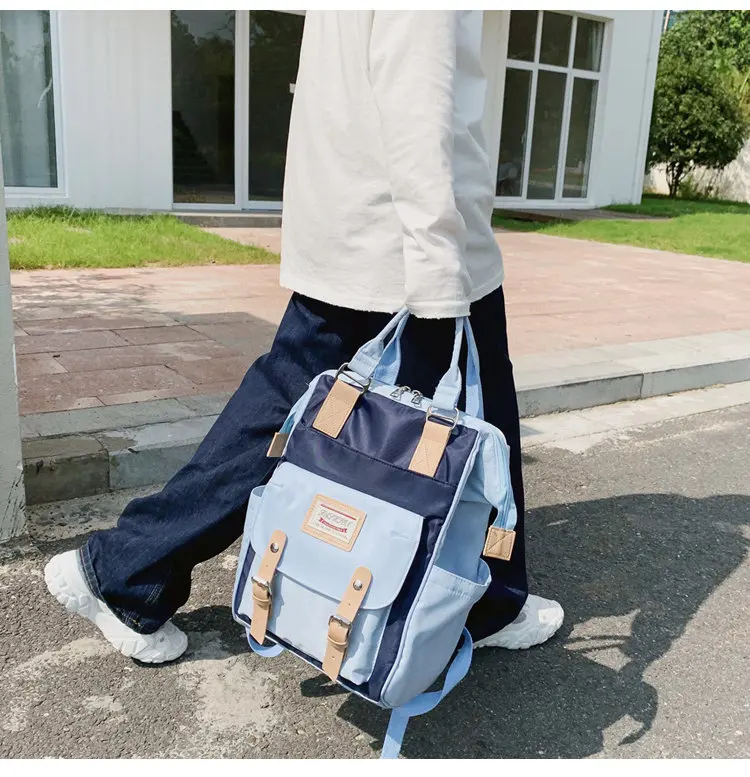 Модный женский рюкзак Водонепроницаемый рюкзак из нейлона для путешествий женская школьная сумка для подростков девочек сумка рюкзак