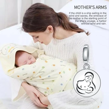 

Mother and son love pendant in 925 sterling silver to give grandmother mother daughter wife gift 2020 free shipping