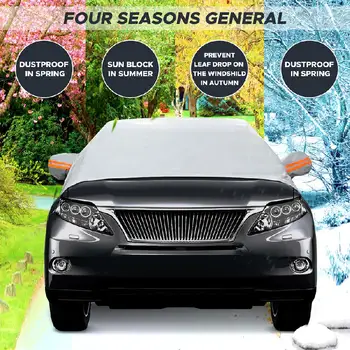 

Universal Car Windshield Cover Automobile Snow Ice Sunshade Shield Winter Windshield Visor Cover Front Windscreen Cover