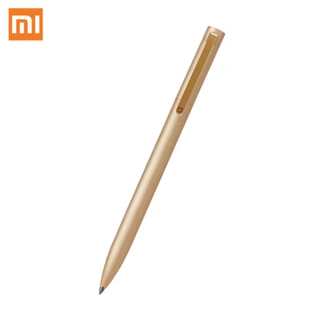 

Xiaomi MIJIA Metal signature pen 180 ° rotation pen Japan Black Ink High-precision metal components Aluminum alloy pen holder