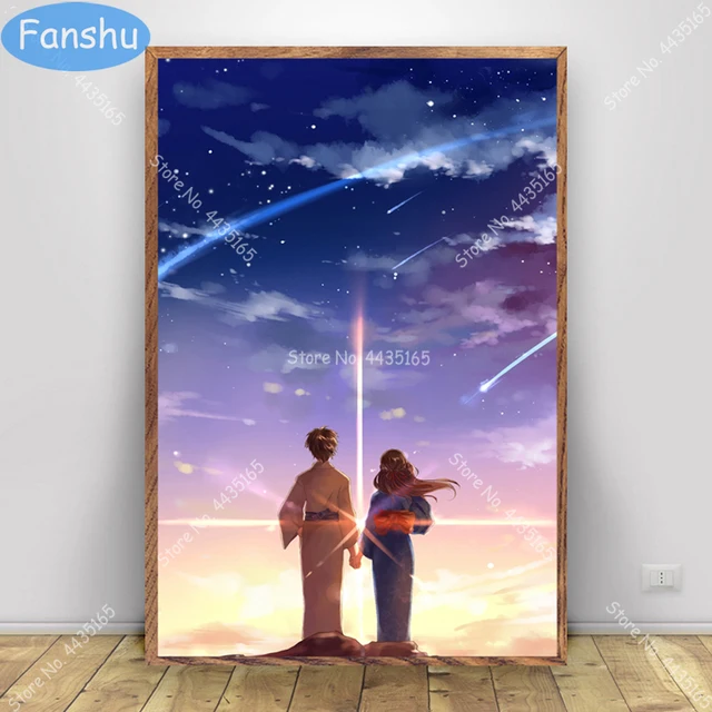 Your Name Anime Classic Movie Art Large Poster Print Gift A0 A1 A2 A3 A4 Maxi