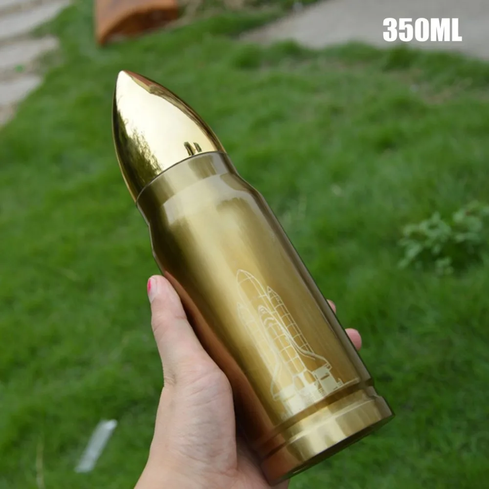 Commerades Клубная военная ракета чашка из нержавеющей стали Вакуумная пушка кружка офисная Кружка Подарочная кружка Прямая