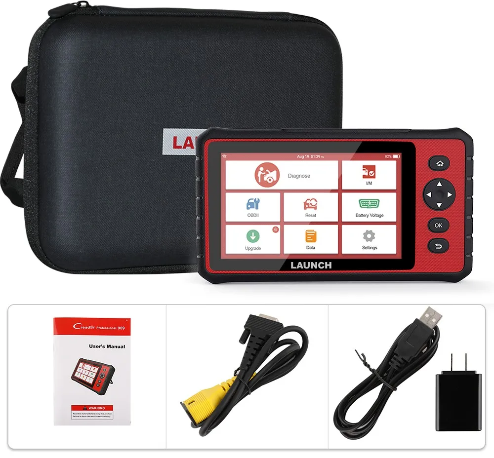 LAUNCH X431 CRP909 автомобильный OBD2 сканер автомобильный диагностический инструмент для всех систем Диагностика и сброс услуги ODB автоматический считыватель кода