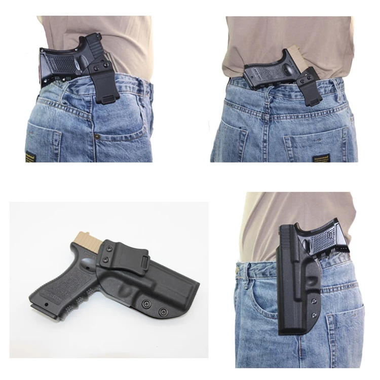 Военная кобура Kydex Glock для Glock 17 22 31 чехол для пистолета Тактический скрытый прикрепляемый пояс кобуры для охоты на открытом воздухе