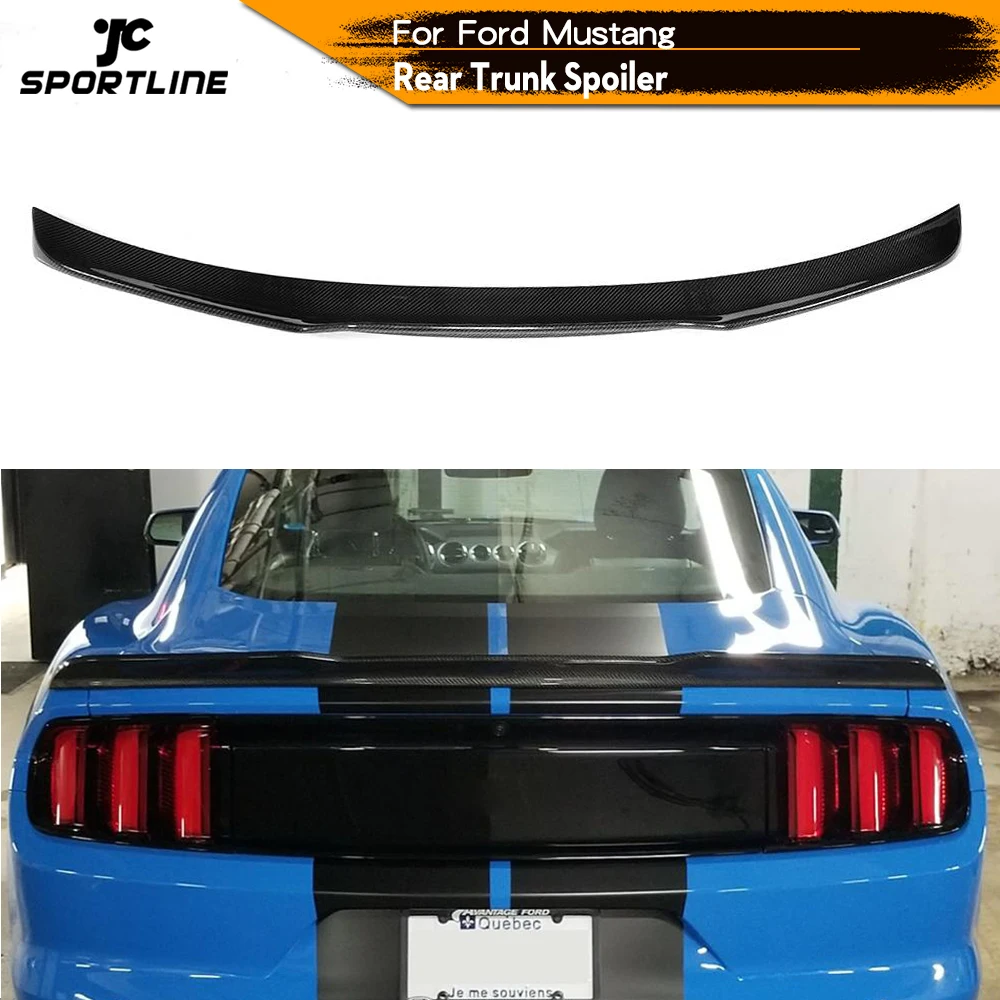 Штатив для автомобиля из углеродного волокна Ford Mustang GT Coupe 2015 2016 2017|trunk spoiler wing|spoiler