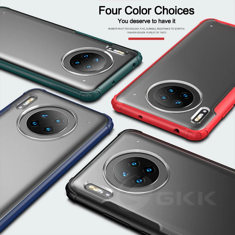 Прозрачный матовый чехол для huawei mate 30 Pro противоударный мягкий полиуретановый